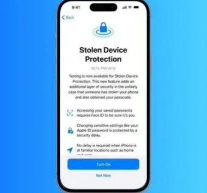 双滦苹果授权维修店分享被盗设备保护功能开启方法 