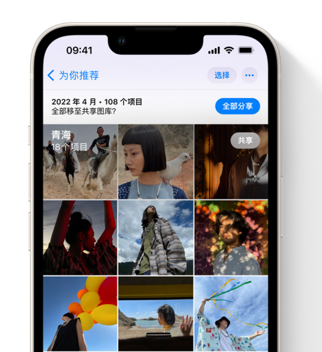 双滦苹果维修网点分享在 iPhone 上使用共享图库 