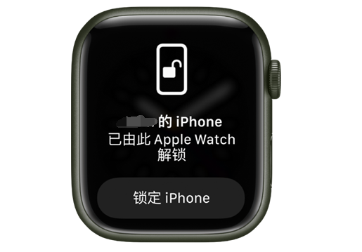 双滦苹果手机维修分享用 AppleWatch 解锁配备面容 ID 的 iPhone方法 